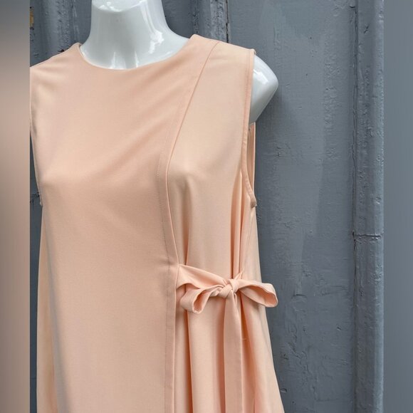 Oak + Fort Peach Pink tie side Dress, size Small - Picture 2 of 8